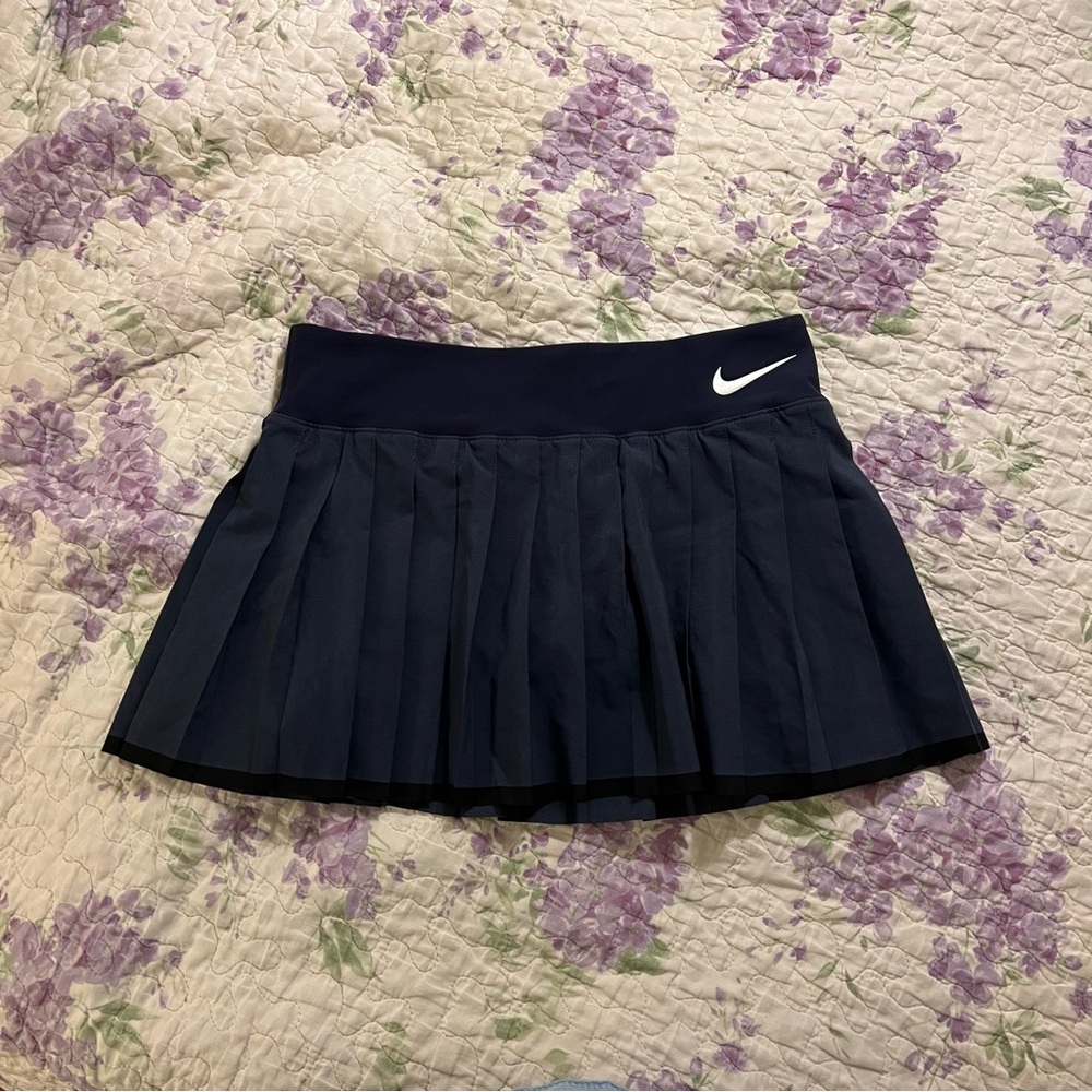 Nike Kid’s Dark Blue Pleated Tennis Skirt